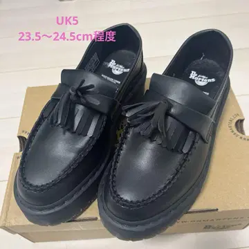 닥터 마틴 태슬 로퍼 올 블랙 통굽 UK5