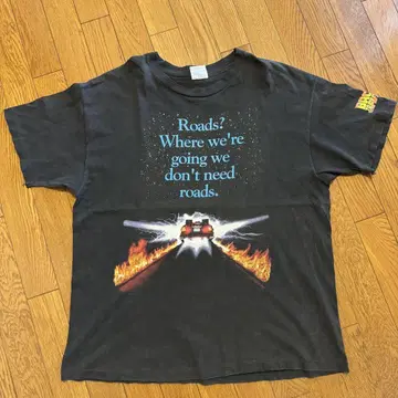 90s vintage 백투더퓨처 T셔츠 hanes XL