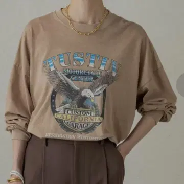 GOOD ROCK SPEED 이글 롱 슬리브 T Loungedress