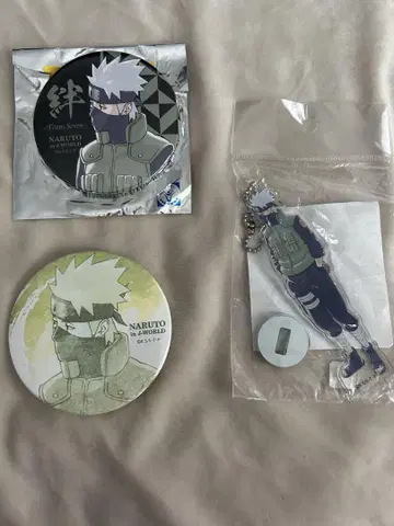 NARUTO J-WORLD 인연 카카시 선생님 굿즈 세트