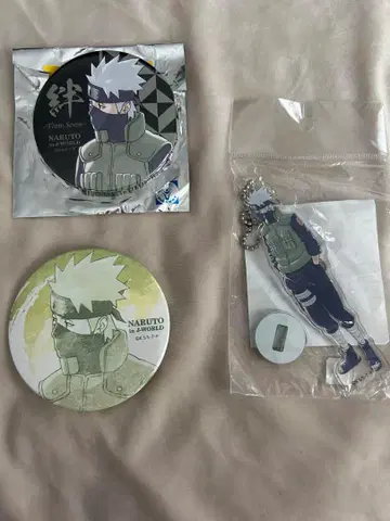 NARUTO J-WORLD 인연 카카시 선생님 굿즈 세트