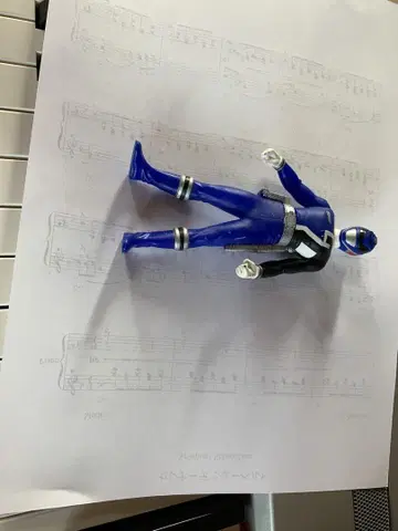 슈퍼전대 히어로 피규어 파랑