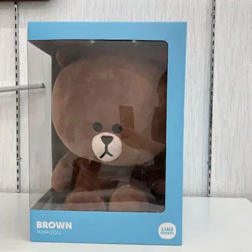 브라운 봉제 인형 LINE