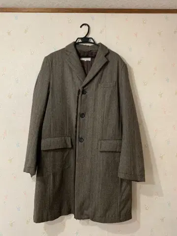 DRIES VAN NOTEN 울 체스터 코트