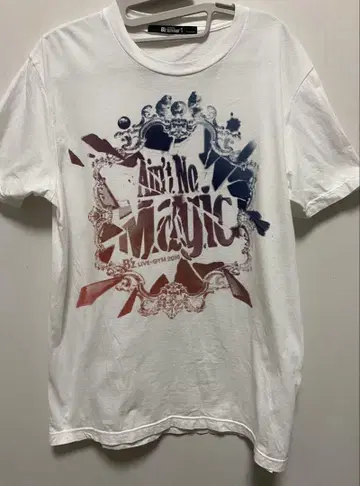 B'z 후쿠오카 한정판 Magic 라이브T셔츠 화이트 S사이즈