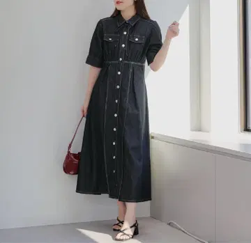 ANOTHER BRANCH OLIVE des OLIVE 데님 원피스