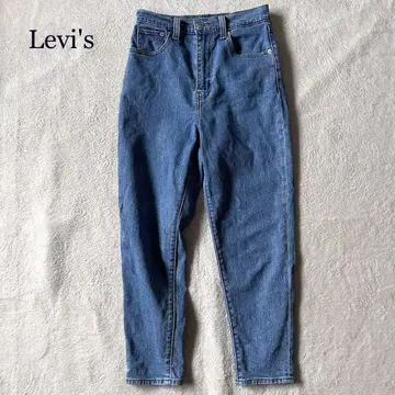 Levi's 하이 웨이스트 테이퍼 W25 테이퍼드 데님