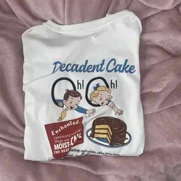 Decadent Cake 그래픽 롱 T셔츠 F