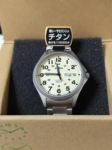 SEIKO ALBA AQPJ401 미사용 새상품 손목시계 쿼츠 티타늄 2