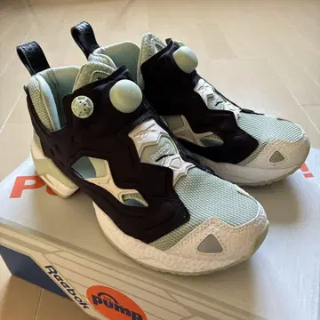 새상품급 Reebok 인스타펌프 퓨리 민트/블랙 23.5cm