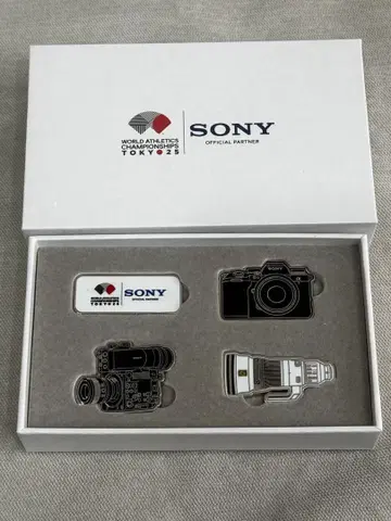 세계 육상, SONY 핑 배지 세트 1 상자 4개입