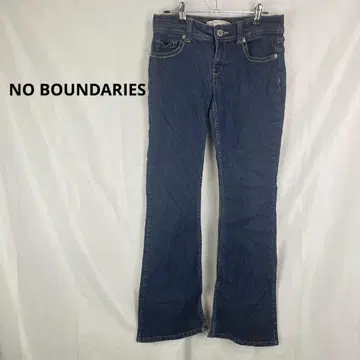 NO BOUNDARIES 부츠컷 데님 [ S~M ] 린넨 혼방 청바지