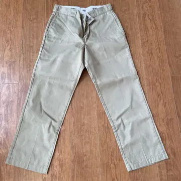 Dickies 베이지 치노 팬츠 스트레이트 레그