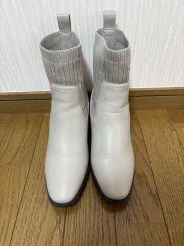히미코 니트 부츠 아이보리 22cm