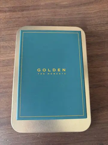 정국 GOLDEN THE MOMENTS 사진 홀더 키링
