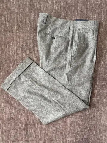 [ BEAMS F ] GERMANO 1 플리츠 플란넬 울 44