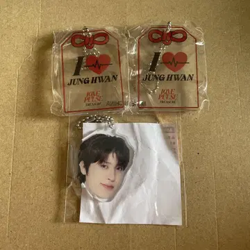 TREASURE 팝업 가챠 얼굴 아크링 키링