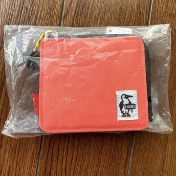 CHUMS L ZIP WALLET CORAL ORANGE