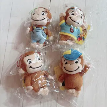 미사용 새상품 미개봉 오자루의 조지 봉제 인형 15cm 4세트