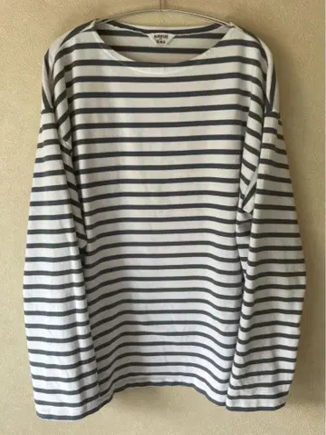AURALEE 오라리 보더 셔츠 size 5