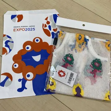 3 오사카 간사이 만박 미야쿠미야쿠 레이스 에코백 새상품