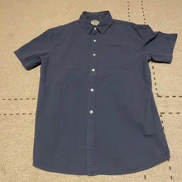 L.L.Bean 네이비 반팔 셔츠
