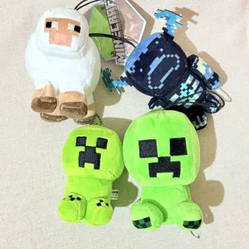 마인크래프트 몹 봉제 인형 키링 스트랩 묶음 판매