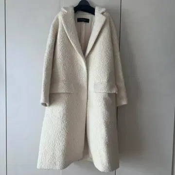 J&M DAVIDSON 아이보리 롱 코트 사이즈 6