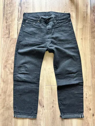 NO COMPLY jeans Jet Black 블랙 데님 36인치
