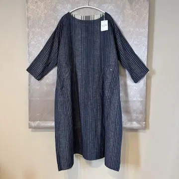 [ 미사용 택 포함 ] 45R 코튼 리버서블 원피스(사이즈0)