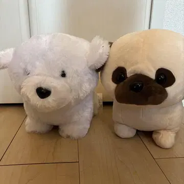 강아지 봉제 인형 (2마리)