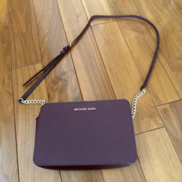 MICHAEL KORS 버건디 숄더백