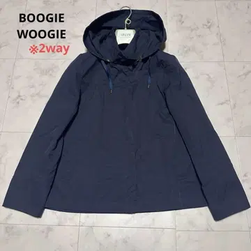 부기우기 2way 마운틴 파카 후드 골드 금장 장식 라이트 아우터 M