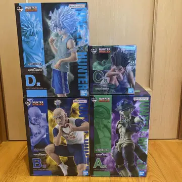 제일복권 HUNTER x HUNTER 피규어 4체 세트
