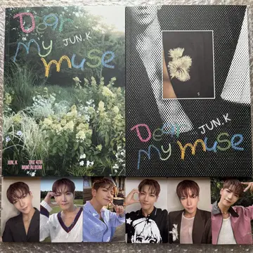 2PM JUN. K Dear my muse 2종 세트 트레이딩 카드 컴프