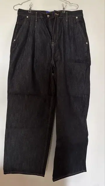 [ 가격 인하 중 ] LANE 다크 데님 와이드 레그 진 사이즈 3