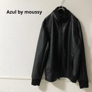 Azul by moussy 싱글 라이더 자켓 XL