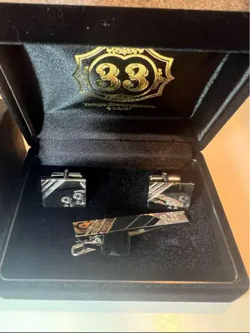 [ 새상품 미사용 ] 클럽33 CLUB33 디즈니랜드 커프스 넥타이핀