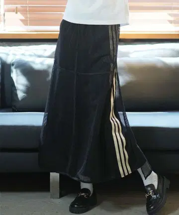adidas 아디다스 롱 스커트 우븐 레이어드 스커트
