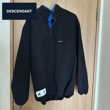 [ DESCENDANT ] 플리스 자켓 사이즈 3 블랙