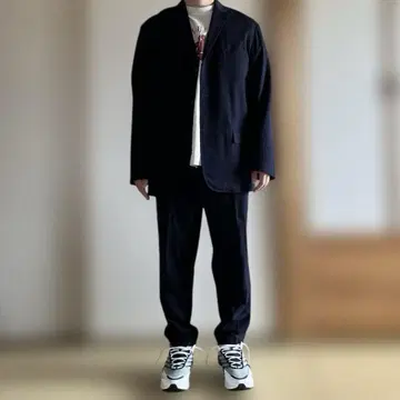 그라프 페이퍼 네이비 테일러드 자켓 사이즈 1