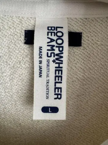 beams 별주 루프 휠러 더블 집업 후드티 오트밀
