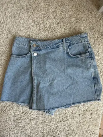 ZARA 라이트 블루 데님 숏팬츠