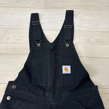 Carhartt 블랙 오버롤