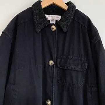 vintage 보아 안감 코트 made in usa