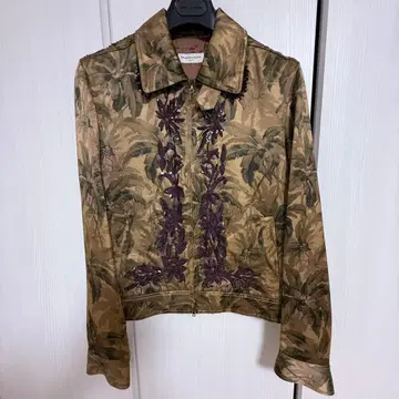 dries van noten 18ss 스팽글 자수 블루종