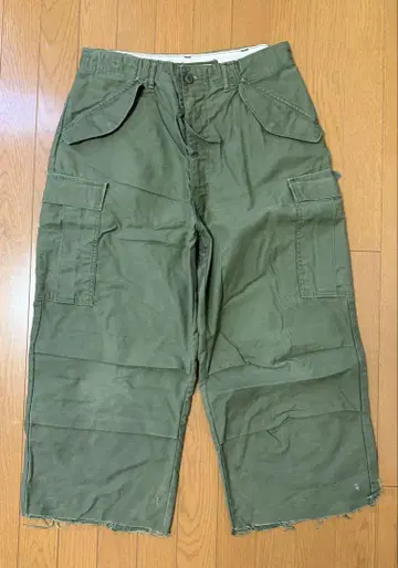 74년식 M-65 카고 팬츠 US ARMY SERVAL 지퍼 컷오프