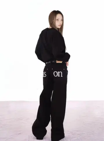 as on SMOG WIDE PANTS / BLACK