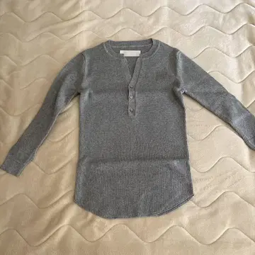 미사용 새상품 TODAYFUL Henleyneck Rib Knit