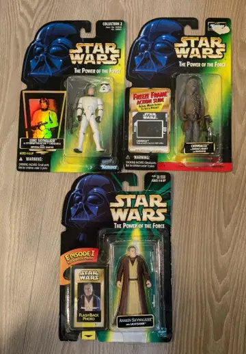 STARWARS 스타 워즈 베이직 피규어 3개 세트